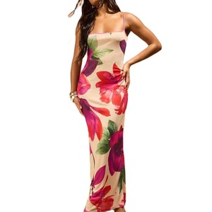 Falda con tirantes de alta calidad para mujer de verano con estampado Digital Popular vacaciones - Product Image 1