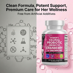 Cápsulas de Probióticos Naturales para Mujeres OEM, con Cepas Bacterianas Naturales, para el Bienestar Interno Diario y el Apoyo de la <span class=keywords><strong>Flora</strong></span> en Mujeres Activas - Product Image 3