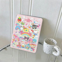 Coque de tablette fine en TPU antichoc avec dos transparent et motif de bande dessinée mignon OEM Vivid pour iPad Y Fold