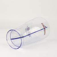 Gobelet créatif en plastique PS à compartiments, verre à cocktail 450 ml, tasse à boire de qualité alimentaire, vente en gros d'usine