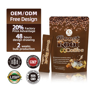 Café DUOZI Boost Root para la Energía, Equilibrio Hormonal y Apoyo a la Menopausia, Ayuda al Bienestar Reproductivo, 15 Sobres - Product Image 1