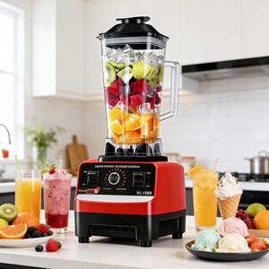 Mixeur de fruits grande capacité <span class=keywords><strong>Silvercrest</strong></span> pour hôtels et extérieur, machine à jus, mixeur à lait de soja, mixeur broyeur à haute vitesse - Product Image 4