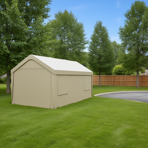 Abri de jardin portable robuste 10x19,5 m en alliage d'aluminium, imperméable, pour rangement extérieur - Product Image 2