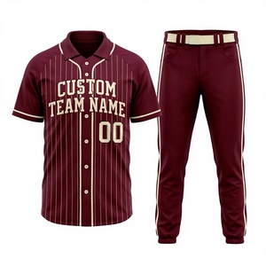 Uniformes de equipo al por mayor de poliéster de alto rendimiento con gráficos sublimados para academias de béisbol estadounidenses, tallas S-XL - Product Image 1