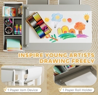 Ensemble de chaises de bureau d'étude pour enfants Offre Spéciale Matériel d'apprentissage Table de rangement de jouets Table et chaise pour tout-petits avec bibliothèque