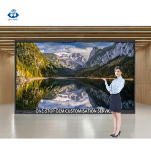Zdhq 55 65 75 Inch Touchscreen Interactie Whiteboards Klaslokaal Led Paneel Dual Besturingssysteem Interactieve Smartboard - Product Image 1