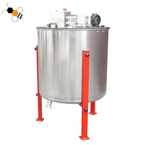 Extractor eléctrico de miel de abeja, máquina automática de acero inoxidable, 6 marcos