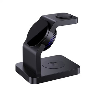Station de charge magnétique sans fil professionnelle tout-en-un QI2.2, charge rapide 33,5 W, support de bureau pour téléphone portable, écouteurs et montre - Product Image 2