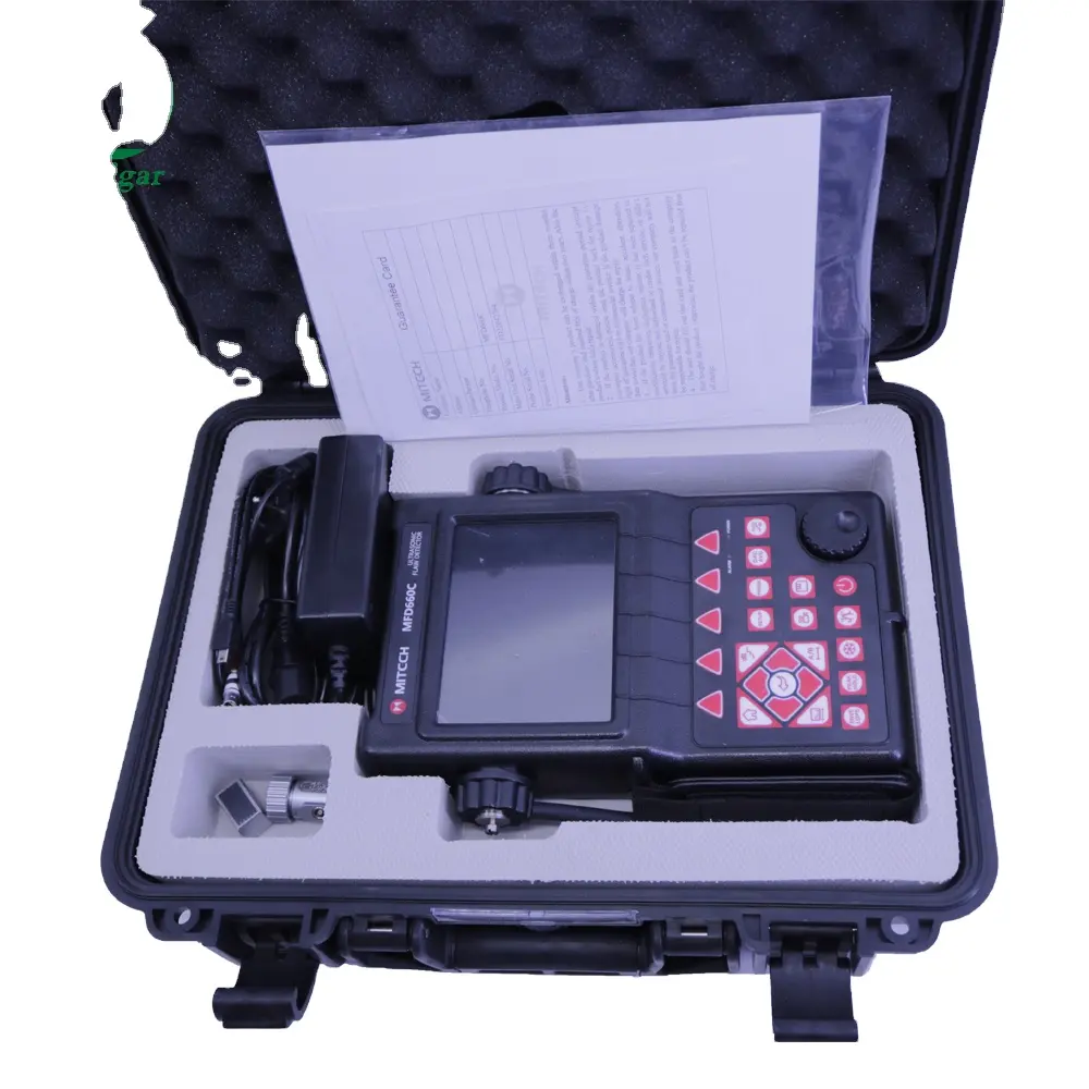 Detector ultrassônico portátil digital, equipamento de teste mfd660c