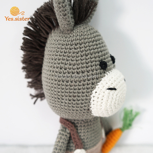 Offre Spéciale Crochet Bébé Jouet Âne Avec Carotte - Product Image 3