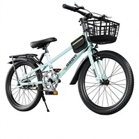 Vélo pour enfants, vélo de style montagne pour les élèves du primaire, pour les trajets quotidiens et les sorties en plein air, 20 pouces, cadre en acier au carbone, frein V double