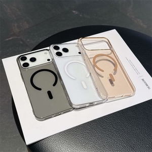 เคสโทรศัพท์มือถือ PC แม่เหล็กใสแบบใหม่สำหรับ iPhone 17Pro 17Air สูงสุด17Pro ชิ้นฝาหลังกันกระแทกอะคริลิคแม่เหล็กใส - Product Image 2
