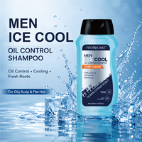 Shampooing Volumisant Anti-Pelliculaire Menthe et Sel Marin pour Hommes, Contrôle du Sébum, Effet Rafraîchissant et Volumisant, pour Cheveux Gras - Fournisseur en Gros