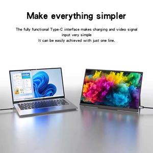 Nguồn nhà máy <span class=keywords><strong>14</strong></span>-inch Hợp kim nhôm Màn hình: LCD 1200p máy tính xách tay màn hình bên ngoài (IPS HD hiển thị) - Product Image 2