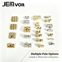 Barre de jonction multi-trous en aluminium haute intensité JEMA pour raccordement de fils, conducteur de mise à la terre durable, protection contre la foudre