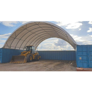 Abri en PVC de grande taille de haute qualité et à <span class=keywords><strong>bas</strong></span> prix, bâtiment de stockage en tissu pour entrepôt industriel temporaire, tente de stockage - Product Image 1