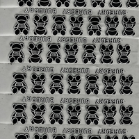 Patch de transfert thermique 3D en gel de silice pour vêtements personnalisés, impression par transfert thermique en silicone souple