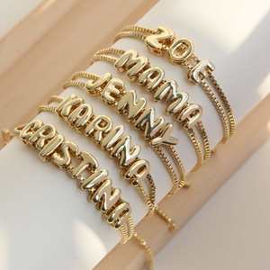 Conjunto de pulseras chapadas en oro, servicio OEM/ODM transfronterizo para mayoristas, pureza de material consistente, retención de color técnico. - Product Image 2