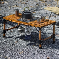 Table de barbecue de camping en plein air, table pliante portable pour pique-nique, table connectable portable avec certificat CE, personnalisable