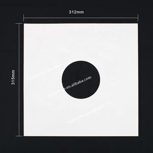 10 fundas de discos de vinilo de 12 pulgadas, chaqueta de álbum de registro de cartón <span class=keywords><strong>LP</strong></span> 400gsm de peso pesado con agujero - Product Image 3