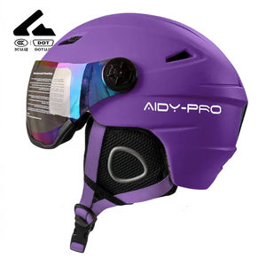 Casque de ski et de snowboard double sport personnalisé OEM pour sports alpins approuvé CE Fr1077 Casco De Nieve pour adultes lunettes d'hiver - Product Image 2
