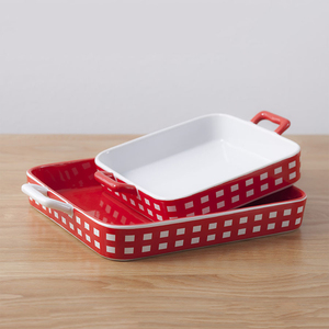 Plaques carrées en <span class=keywords><strong>céramique</strong></span> de glaçure, vente en gros, créatives et personnalisées, de style nordique, pour four à micro-ondes et au four - Product Image 5