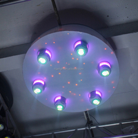 Estructura Giratoria con Luces LED de Cabeza Móvil para Decoración de Techo, Bar, Fiesta, KTV y Escenario