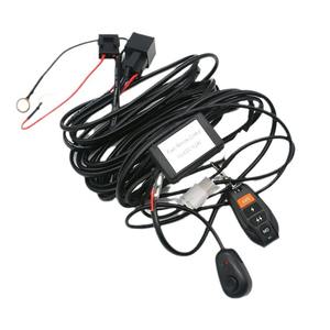 Новый комплект проводов для беспроводного пульта дистанционного управления 1 1/2, для светодиодных фонарей автомобиля, с ручным переключателем, универсальный, 12В, реле - Product Image 1