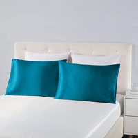 Offre Spéciale taies d'oreiller en satin ensemble standard de 2 taies d'oreiller en satin sur mesure pour les cheveux et la peau