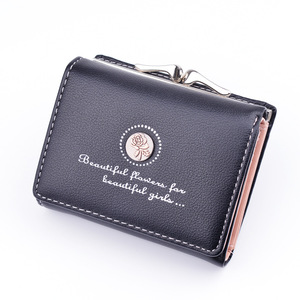Delle donne Mini Borsa, retro del fiore <span class=keywords><strong>femminile</strong></span> studente di tre volte <span class=keywords><strong>Portafoglio</strong></span> - Product Image 1