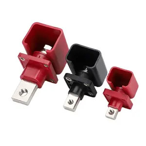 Conector de batería de almacenamiento de energía de alta corriente 120A 150A 200A 300A 400A M4 IP67 Conectores positivos y negativos de batería de gabinete