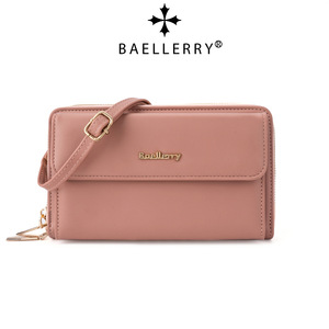 กระเป๋าสะพายข้างผู้หญิง Baellerry ทรงสี่เหลี่ยมแนวนอน กระเป๋าสะพายไหล่แบบมีซิป กระเป๋าใส่โทรศัพท์แบบหน้าจอสัมผัส เหมาะสำหรับการแต่งกายในชีวิตประจำวัน - Product Image 5