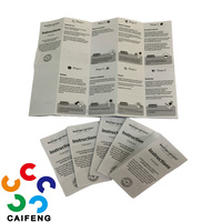 Manuels d'instructions pliables personnalisés, mini-brochures, catalogues, brochures, manuels d'utilisation, flyers publicitaires, offset CMYK