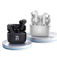 Écouteurs TWS S27 ANC+ENC à réduction de bruit, étanches IPX4, commande vocale, faible latence pour Bluetooth 5.3, semi-transparents HD numériques