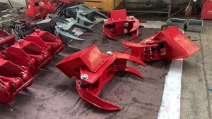 Cut Wood Machine Hydraulic <strong>Tree</strong> Wood <strong>Cutter</strong> Grapple with Shear Log Grapple Wood Splitter <strong>Tree</strong> Shear - Product Image 3