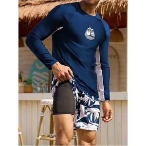 Camiseta de Manga Larga Personalizada para Hombre, Protección UV, Spandex, Poliéster, Diseño Estampado - Product Image 3