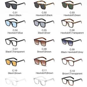 Gafas de Sol Cuadradas Negras con Logotipo Personalizado, Estilo Vintage 2025, Montura Grande, Anti Luz Azul, UV400, Lentes Degradadas, para Hombre, para Conducir - Product Image 5