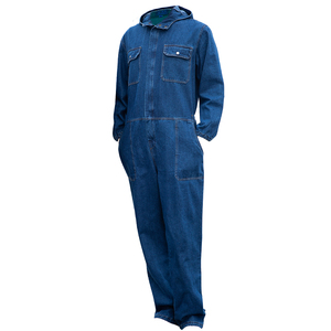 Vente <span class=keywords><strong>en</strong></span> Gros de Vêtements de Travail Ensemble de Vêtements de Travail Hommes et Femmes Denim Jeans Combinaison Costume Uniforme <span class=keywords><strong>Salopette</strong></span> <span class=keywords><strong>en</strong></span> Denim - Product Image 2