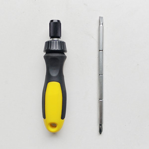 Phillips And Flathead Quick Release Ratchet Screwdriver 147mm Industrial Magnetic Multi Functional Handle - Product Image 3