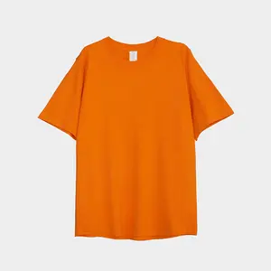 Avrupa moda iş lüks Premium lacivert 95 pamuk 5 Spandex özel artı boyutu erkek T Shirt baskı boş t-shirt