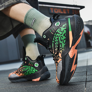 <strong>2026</strong> New Model Youth Combat Training <strong>Basketball</strong> <strong>Shoes</strong> - Student Couple Anti-Slip, Shock Absorbing, Wear-resistant Sports <strong>Shoes</strong> - Product Image 1