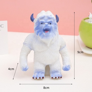 Juguetes Antiestrés Creativos de Muñeco de Nieve, Lobo y Gorila de Dibujos Animados, Hechos de Material TPR Duradero, Juguetes Populares para Apretar - Product Image 4