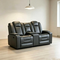 Fauteuil inclinable électrique de luxe Frank Zero-Gravity Wall-Hugger avec LED et Bluetooth pour home cinéma moderne