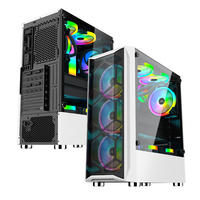 SNOWMAN Ventes chaudes Prix bas Boîtiers PC pour ordinateur de jeu ATX Super Gaming avec verre trempé