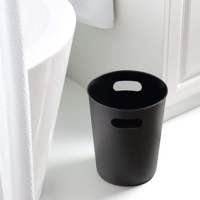 Poubelle en plastique transparent PP poubelle pour bureau, maison ou chambre à coucher