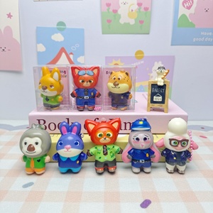 24 Pièces Pendentifs à Presser Animaux Joyeux de la Ville, Jouet Anti-Stress pour Enfants, Unisexe, Vente en Gros Transfrontalière - Product Image 4