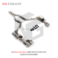 Système d'échappement Valvetronic en acier inoxydable haute performance ING pour Mercedes-Benz AMG CLS63 W218 2015+