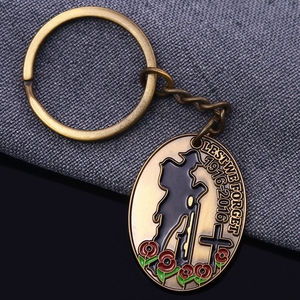 Custom Metal Keychain-Cartoon Design Waterproof Lightweight Custom Shape Souvenir Wholesale From Guangdong