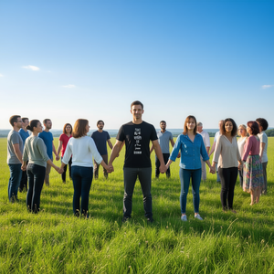 Camiseta sin mangas Peace World Languages, multilingüe, cuello redondo, manga corta, unisex, para adultos, de algodón, ropa promocional - Product Image 2