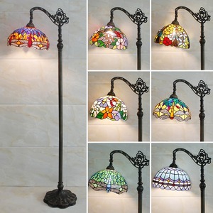 <span class=keywords><strong>Lampadario</strong></span> Jiyuanlux 16 Pollici in Vetro Colorato Stile Tiffany Design Libellula <span class=keywords><strong>Blu</strong></span> Bronzo Scuro 3 Luci <span class=keywords><strong>Lampadario</strong></span> Invertito - Product Image 4